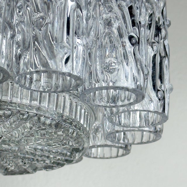 Vintage Murano Glass Tronchi Chandelier by Toni Zuccheri for Venini, Italy, 1960s For Sale - Image 16 of 18