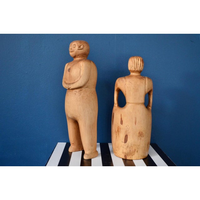 I absolutely love this pair of sculptures with their unique charm, straight from an Italian workshop in the 1970s. These...