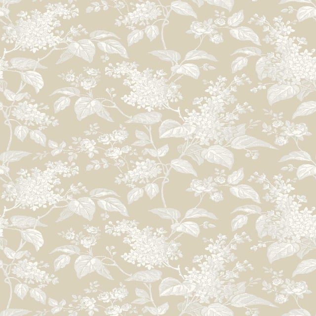 Sample - Boråstapeter Syren Wallcovering In Natural For Sale