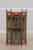 Age: C.1880-1890s Details: Stick & Ball Design Stunning Vintage Cabinet Curved Glass Side Panels Older Painted Interior...
