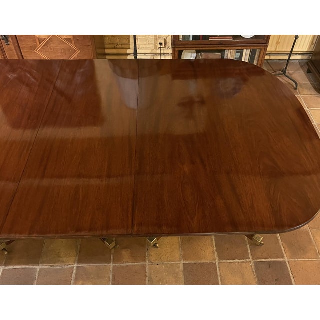Wood English Mahogany Dining Table, 1890s For Sale - Image 7 of 15