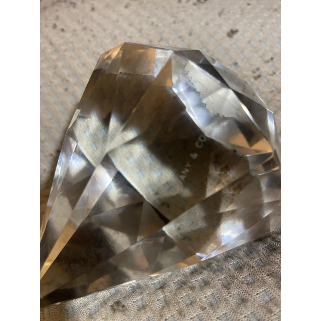 Tiffany Crystal Diamond Paperweight For Sale In New York - Image 6 of 6