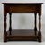 Brown Antique Early 20th Century English Oak Side Table with Lower Shelf For Sale - Image 8 of 13