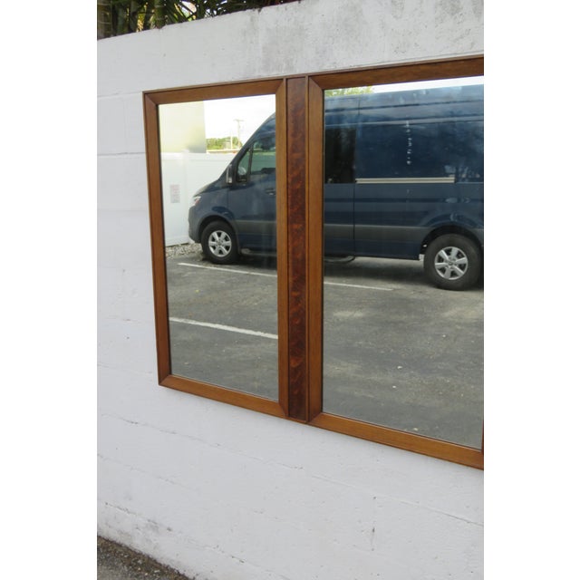 Mid Century Modern Large Vanity Dresser Bathroom Wall Mirror 6243 For Sale - Image 15 of 18