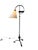 Vintage Art Deco Floor Lamp in Wrought Iron and Silk by Jan Joustra, 1920s For Sale - Image 11 of 14