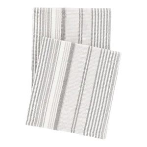 Pine Cone Hill by Annie Selke Gradation Ticking Woven Cotton Throw