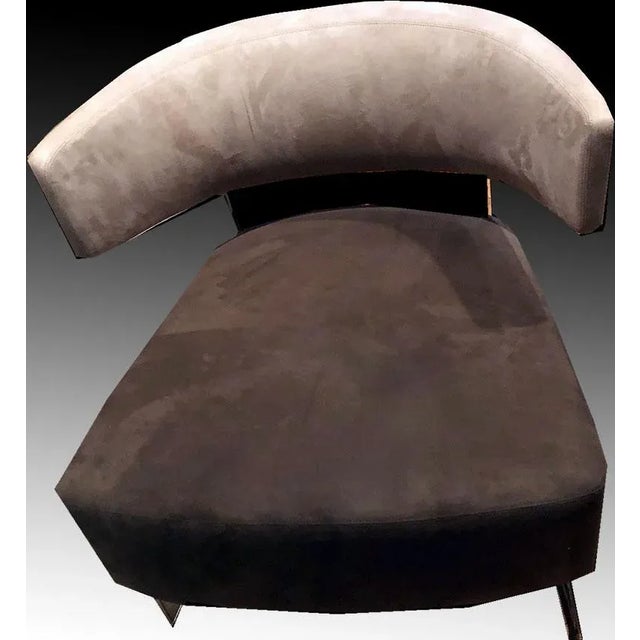Metal 1990s Vintage Contemporary Andreu World Oyster Lounge Chair For Sale - Image 7 of 9