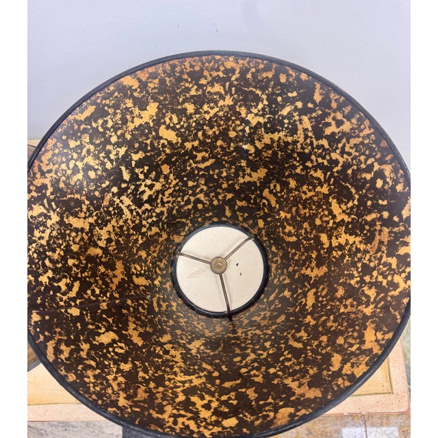 Vintage Hand Painted Safari Paper Lampshades With Craquelure Finish - a Pair For Sale - Image 4 of 9