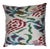 Contemporary Silk Ikat Bohemian Throw Pillow For Sale