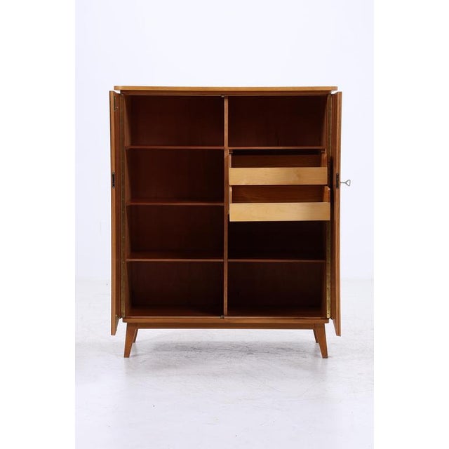 Mid-Century Linen Cupboard with Drawers, 1960s-1970s For Sale - Image 3 of 14