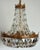 Gold Brass and Lead Crystal 9-Flame Chandelier from Palwa, 1960s For Sale - Image 8 of 18
