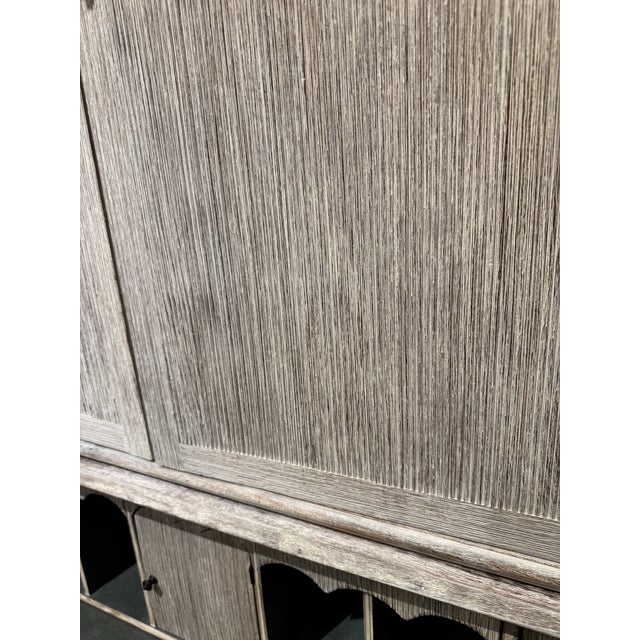 Jonathan Charles Alnwick European Style Whitewashed Bureau Secretary Bookcase For Sale - Image 10 of 11