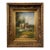 Antique Pastoral Landscape Oil Painting With Cows in Ornate Gilt Frame, 19th-C. For Sale