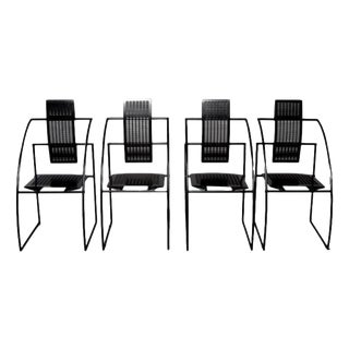 Vintage Quinta Chairs by Mario Botta for Alias, 1985, Set of 4 For Sale