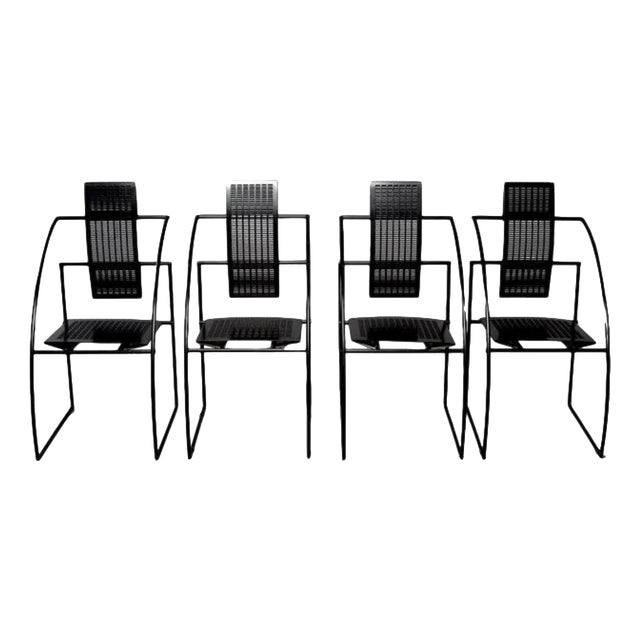 Vintage Quinta Chairs by Mario Botta for Alias, 1985, Set of 4 For Sale