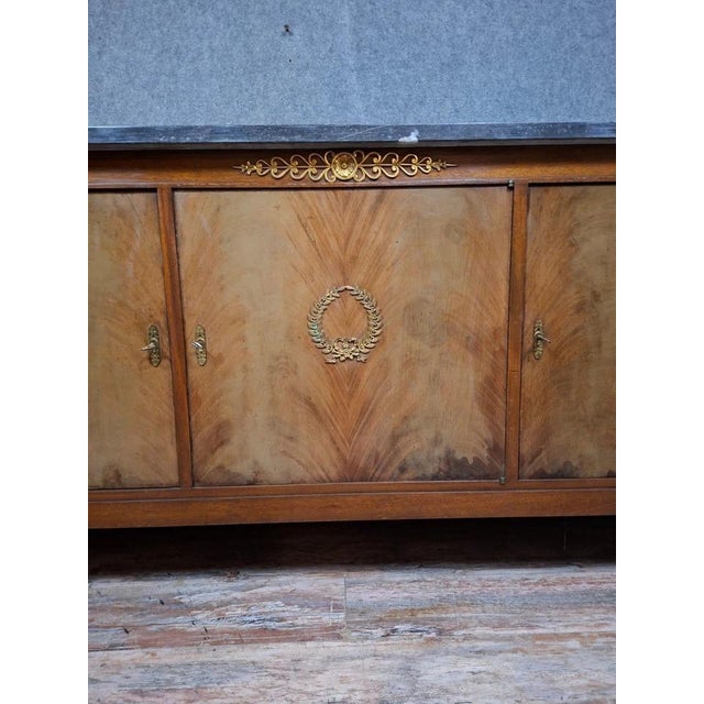 Traditional 20th Century Empire Mahogany Veneer Sideboard For Sale - Image 3 of 8