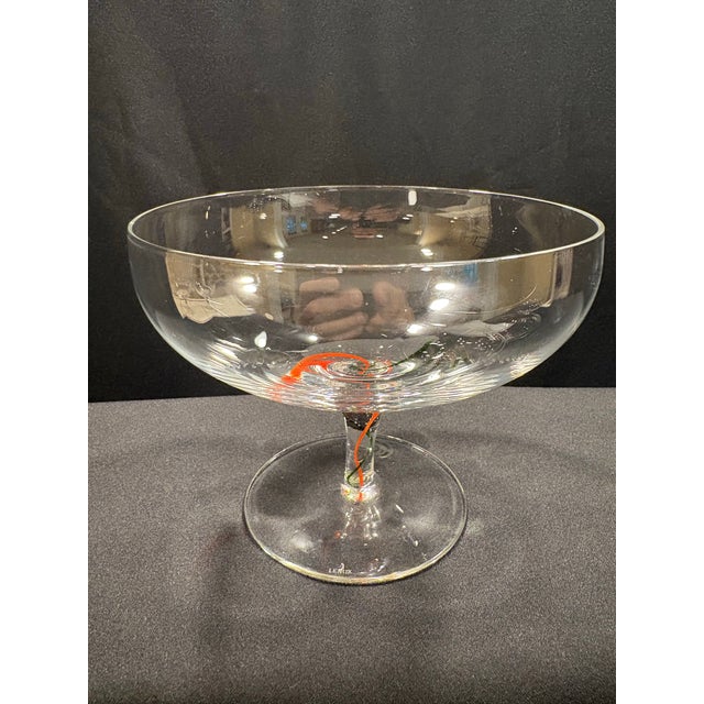 Lenox Early Twentieth-First Century Lenox Holiday Ribbon Compote - Set of Six For Sale - Image 4 of 12
