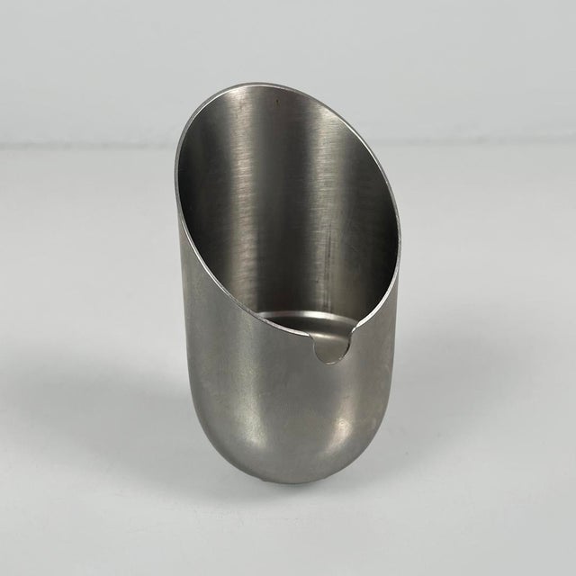 Italian Steel Smoking Set by Ezio Didone for Valenti, 1970s, Set of 3 For Sale - Image 10 of 12