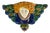 Big Italian Majolica Angel Wall Bracket Decoration For Sale