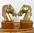 Dolbi Cashier Vintage Brass Horse Head Bookends - Dolbi-Cashier For Sale - Image 4 of 10
