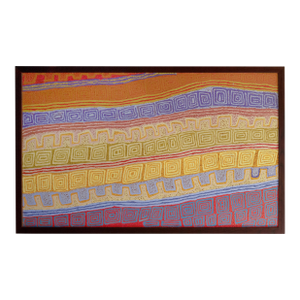 Aboriginal Contemporary Painting Tingari by Patrick Tjungurrayi Provenance