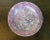 Antique early 19th c Wedgwood creamware pink moonlight luster plate, circa 1810. Wonderful mottled design. Measures 8 1/4"...