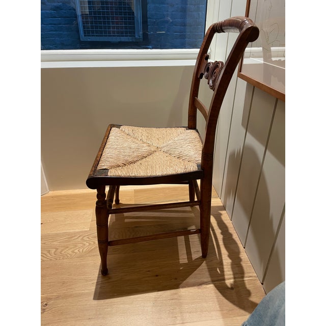 Early 19th Century 7 Antique Hitchcock Style Chairs in Excellent Condition For Sale - Image 5 of 8
