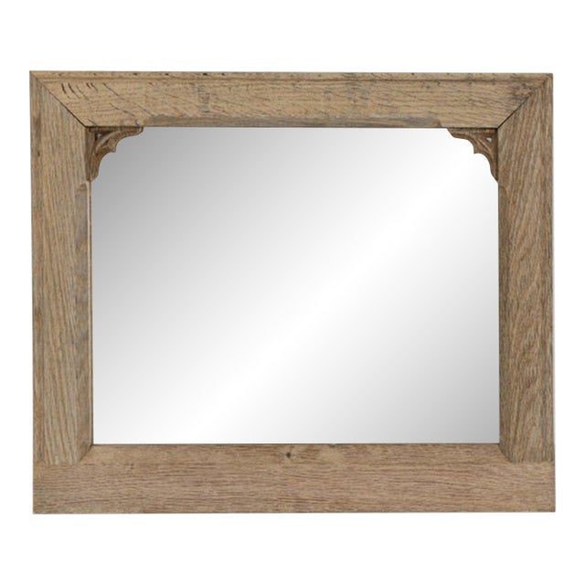 19th Century France Red Wood Mirror For Sale