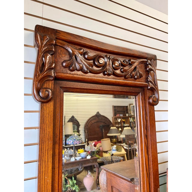Antique Dresser With Hat Box & Mirror Chairish