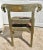 Wood Metal Clad Rams Head Side Chair Anglo Indian Regency Repousse Vintage For Sale - Image 7 of 12