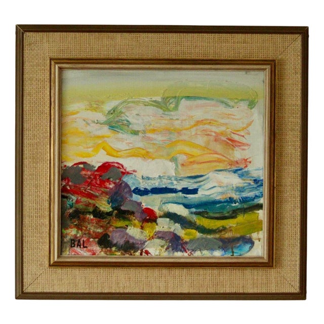 Bengt Arne Linderos, Landscape, 1960s, Oil on Canvas, Framed For Sale