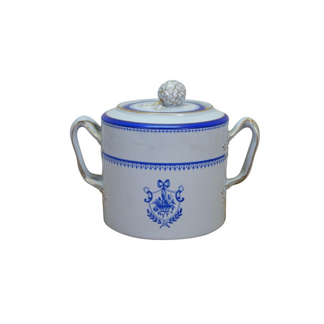Mid century Spode Copeland Newburyport serving pieces. Includes a covered sugar bowl with handles, tea / coffee pot with...