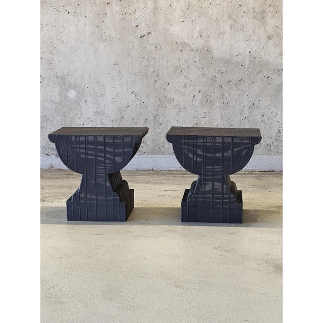 Vintage Industrial Side Tables, Set of 2 For Sale - Image 5 of 11
