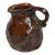 1940s Rustic Turkish Pottery Small Jug/Creamer For Sale