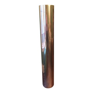 Roche Bobois Vintage Chrome Cylinder Floor Lamp For Sale
