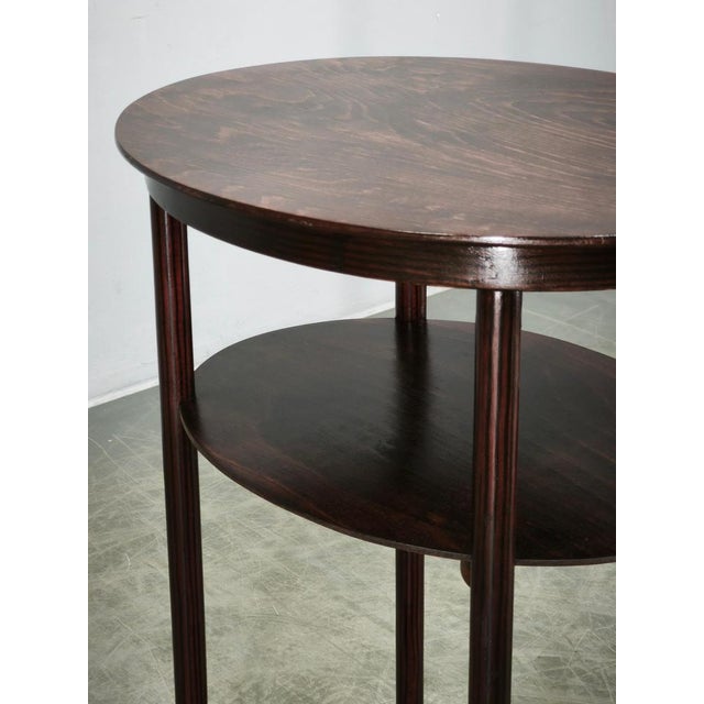 Vintage Oval Table by Josef Hoffmann for Jacob & Josef Kohn, 1890s For Sale - Image 6 of 14