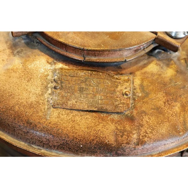 1950s Dock Lens Boat Deck Light from Norton Sento, 1953 For Sale - Image 5 of 6