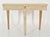 Wood Italian Painted Giltwood Marble-Top Console / Entry Table Italian, Early to Mid- For Sale - Image 7 of 11