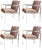 Newly Upholstered Minimalist Milo Baughman-Style Chrome Armchairs, Set of 4 For Sale - Image 9 of 18