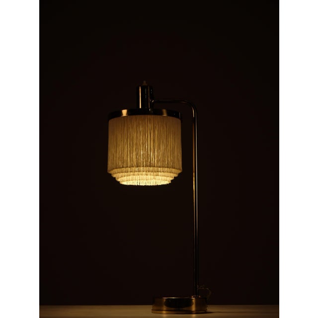 Gold Brass Model B-140 Table Lamp by Hans-Agne Jakobsson, 1960s For Sale - Image 8 of 11