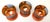 Set of 3 Hand Blown Glass Hand Painted Czechoslovakia Art Nouveau Shades For Sale In New York - Image 6 of 10