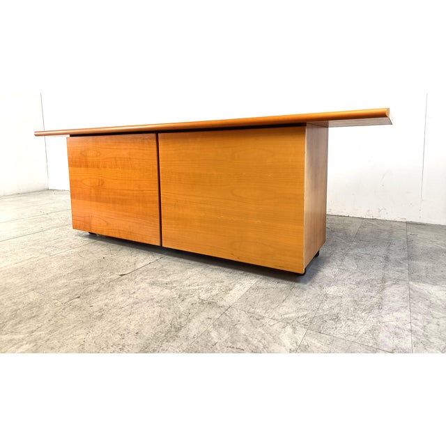 Italian Wooden Sideboard with Sliding Doors, 1990s For Sale - Image 10 of 14