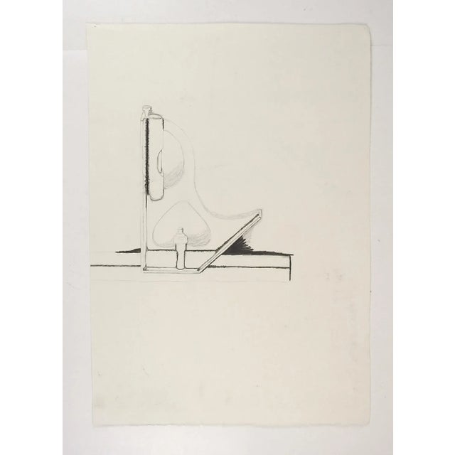 Modern Drawing Antique Combination Square For Sale - Image 3 of 4