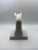 Vintage White Natural Stone Horse Head Sculptural Bookend For Sale In Chicago - Image 6 of 7