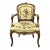 Mid-Century Belgian Louis XV Armchair For Sale