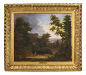 Flemish Artist, The Apparition of Jesus on the Road to Emmaus, 1650, Oil on Canvas