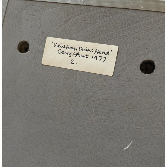 Gerry Hunt, Viewpoint Dima's Head & Seagrass, Photographs Mounted on Wood Panels, 1977, Set of 5 For Sale - Image 10 of 11