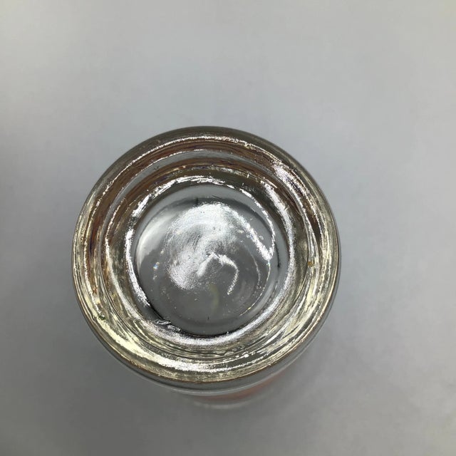 7 Striped Shot Glasses in Chrome Plated Caddy - Set of 8 For Sale - Image 11 of 13
