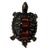 This is a sterling silver turtle brooch with marcasites and amethyst-type stones. It has a locking pin on the back to keep...