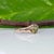 Metal Demantoid Garnet Estate Solitaire Ring: Solid 10k Gold, Oval 6x4mm Fine Jewelry, Size 4.25 For Sale - Image 7 of 8